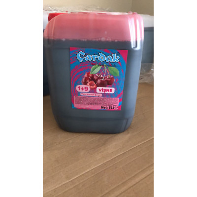 çardak konsantre meyve aromalı içecek 1+9 vişne 5 lt çardak konsantre meyve aromalı içecek 1+9 vişne 5 lt