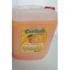 çardak konsantre meyve aromalı içecek 1+5 portakal 5 lt 4 adet