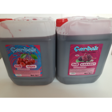 çardak konsantre meyve aromalı içecek 1+5 vişne ve karadut 5 lt 