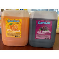 çardak konsantre meyve aromalı içecek 1+5 portakal ve karadut 5 lt