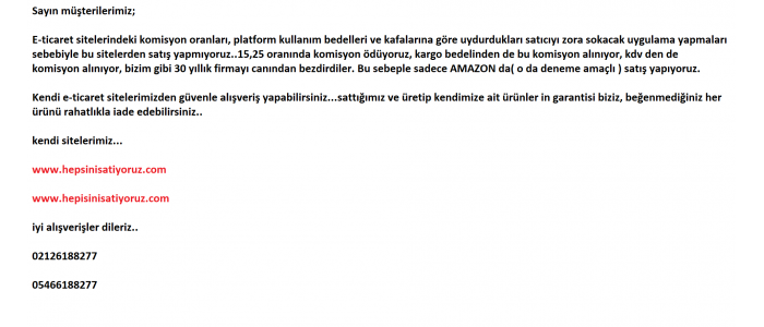 HEPSİBURADA-TRENDYOL-N11-NEDEN ÇALIŞMIYORUZ!!!