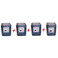 SHURUP KONSANTRE MEYVE AROMALI İÇECEK 4'LÜ KARADUT + KARADUT + KARADUT + VİŞNE 5,7 KG 1+9