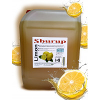 shurup's konsantre meyve aromalı içecek 5,7 kg limon 1+9