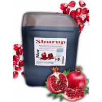 shurup's konsantre meyve aromalı içecek 5,7 kg nar 1+9