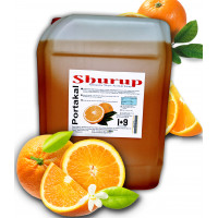 shurup's konsantre meyve aromalı içecek 5,7 kg portakal 1+9