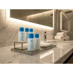 Bukisa Otel Şampuanı Mini 36 gr yuvarlak Şişe Standart tampon baskılı 450 Adet