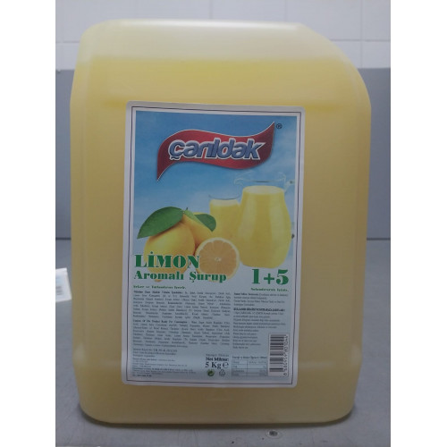 çarıldak konsantre meyve aromalı içecek 1+5 limon 5 kg