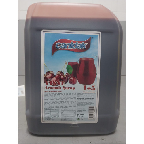 çarıldak konsantre meyve aromalı içecek 1+5 vişne 5 kg